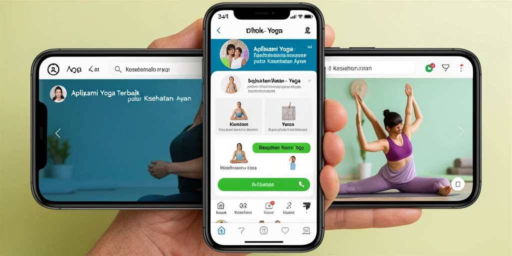 Antarmuka aplikasi Yoga 34R yang modern dan mudah dipahami.