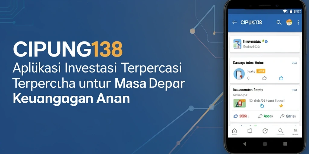 Antarmuka modern dan fungsional dari aplikasi CIPUNG138.