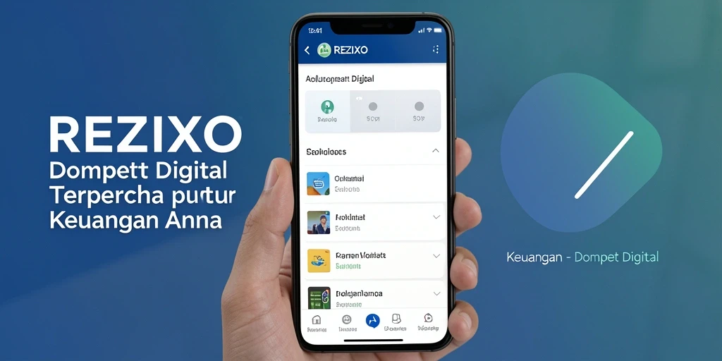 Tampilan antarmuka REZIXO yang sederhana dan intuitif.